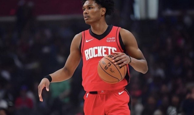 双重荣誉！阿门成火箭近8年入选一防首人，队史一防最年轻球员